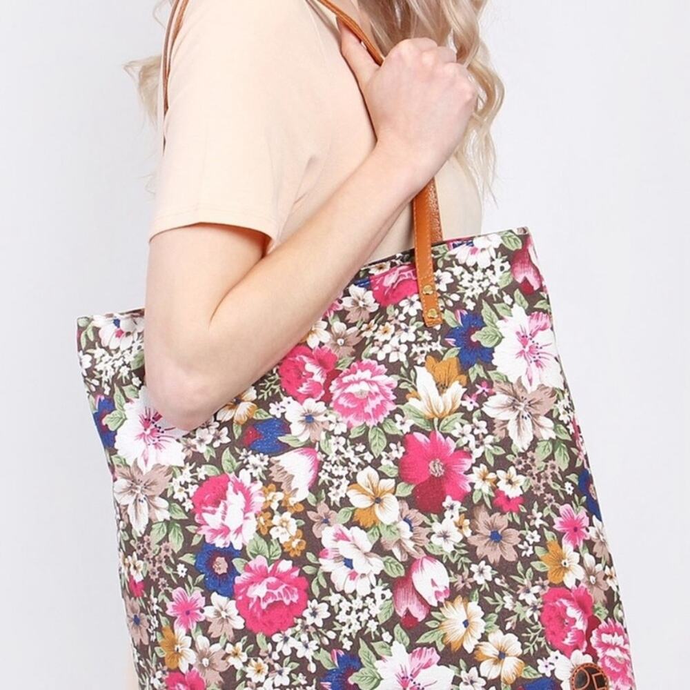 Floral Tote Bag - Picture 3 of 8